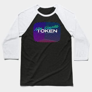 Non Fungible token 80s television glitch Baseball T-Shirt